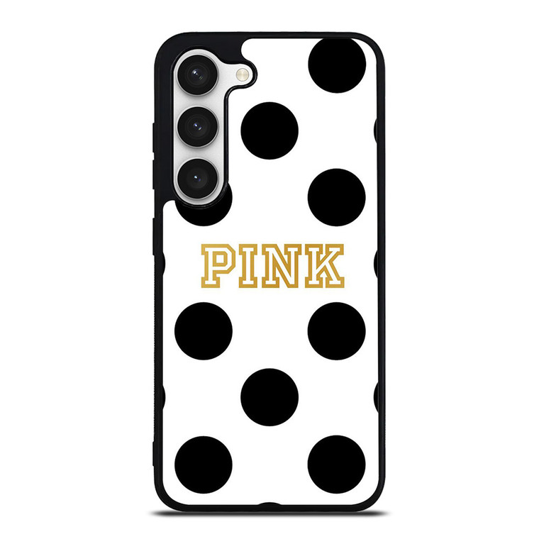 VICTORIA S SECRET PINK POLKADOTS Samsung Galaxy S23 Case Cover