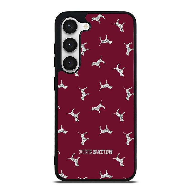 VICTORIA'S SECRET PINK NATION DOG Samsung Galaxy S23 Case Cover