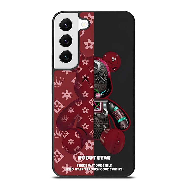 BEAR BRICK KAWS ROBOT RED Samsung Galaxy S22 Case Cover