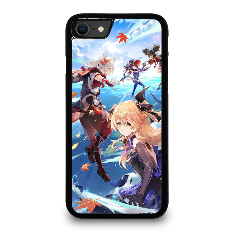 MOBILE GAME CHARACTERS GENSHIN IMPACT iPhone SE 2020 Case Cover