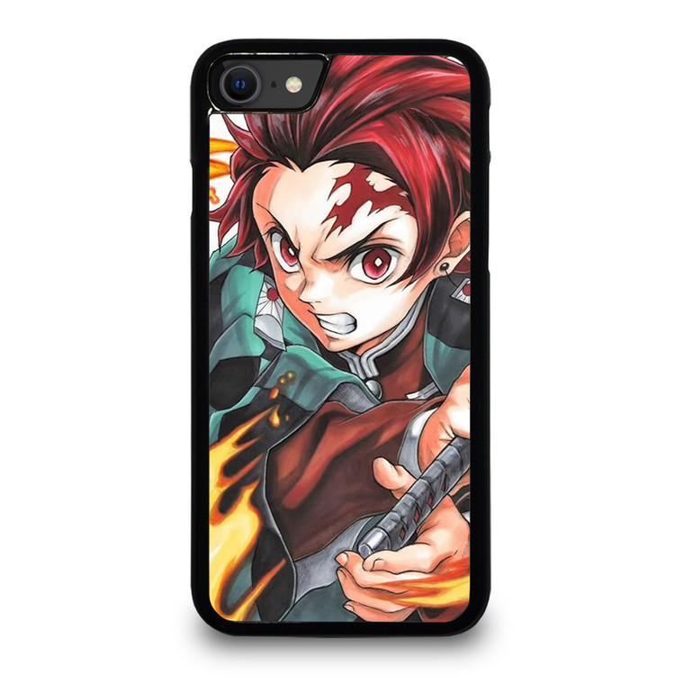 TANJIRO KAMADO DEMON SLAYER ANIME CARTOON iPhone SE 2020 Case Cover