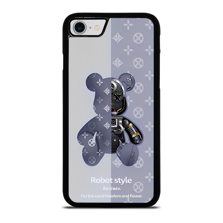 BEAR BRICK KAWS ROBOT STYLE iPhone SE 2022 Case Cover