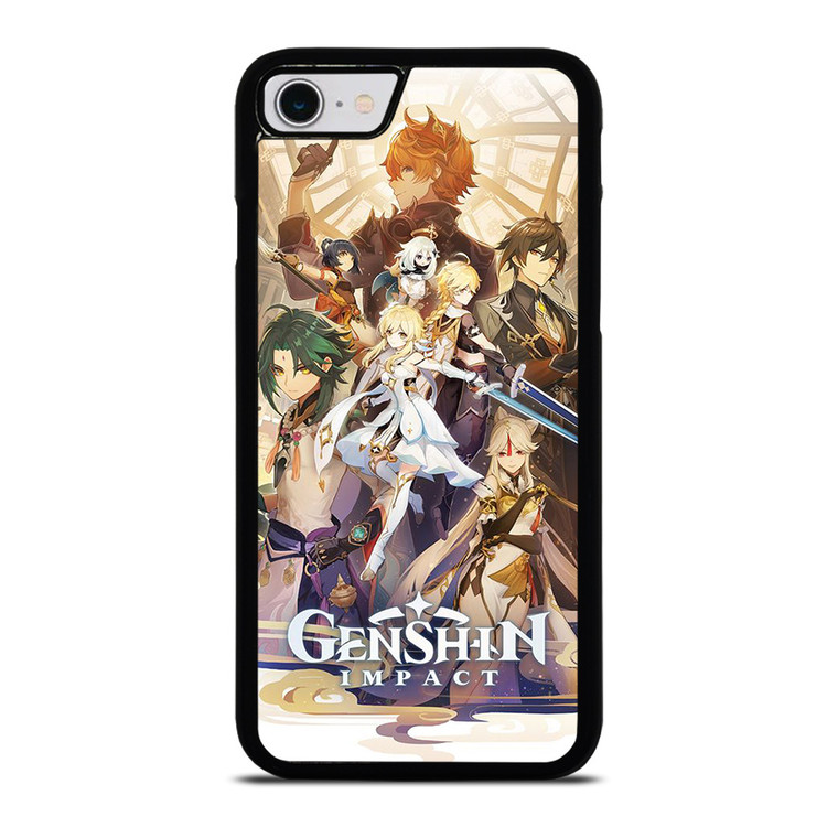 GENSHIN IMPACT GAME CHARACTERS iPhone SE 2022 Case Cover