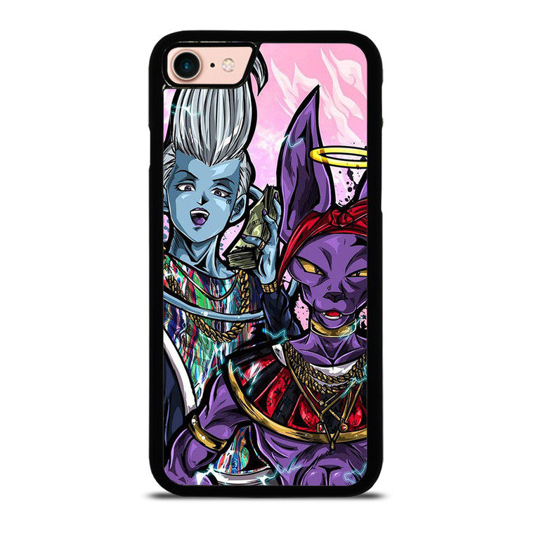 DRAGON BALL SUPER WHIS AND BEERUS STYLE iPhone 8 Case Cover