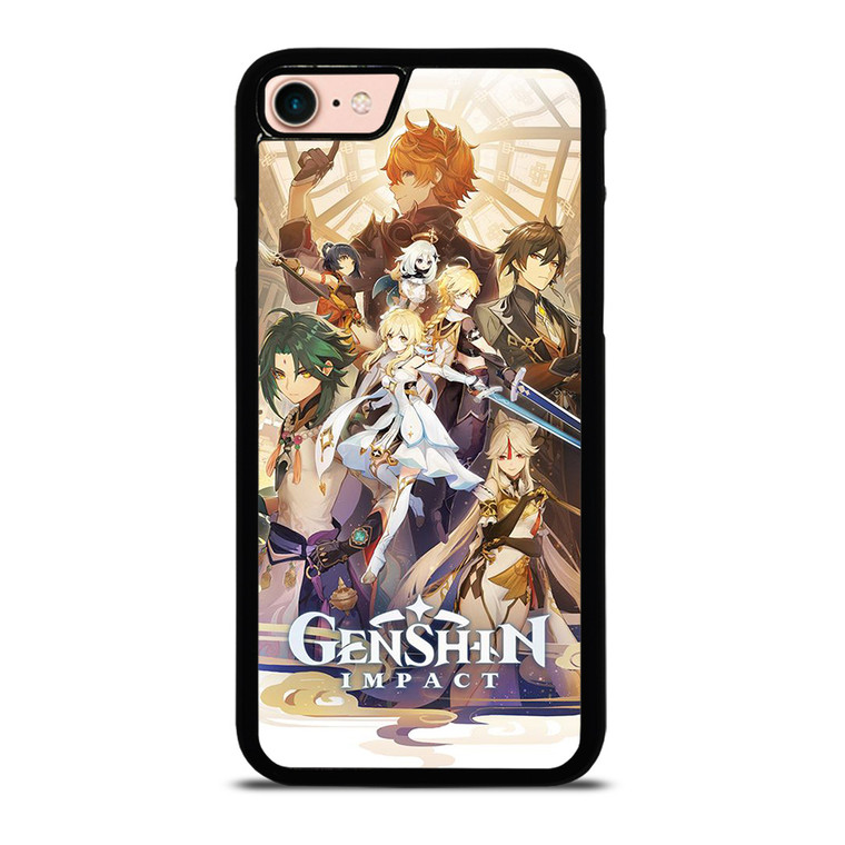 GENSHIN IMPACT GAME CHARACTERS iPhone 8 Case Cover