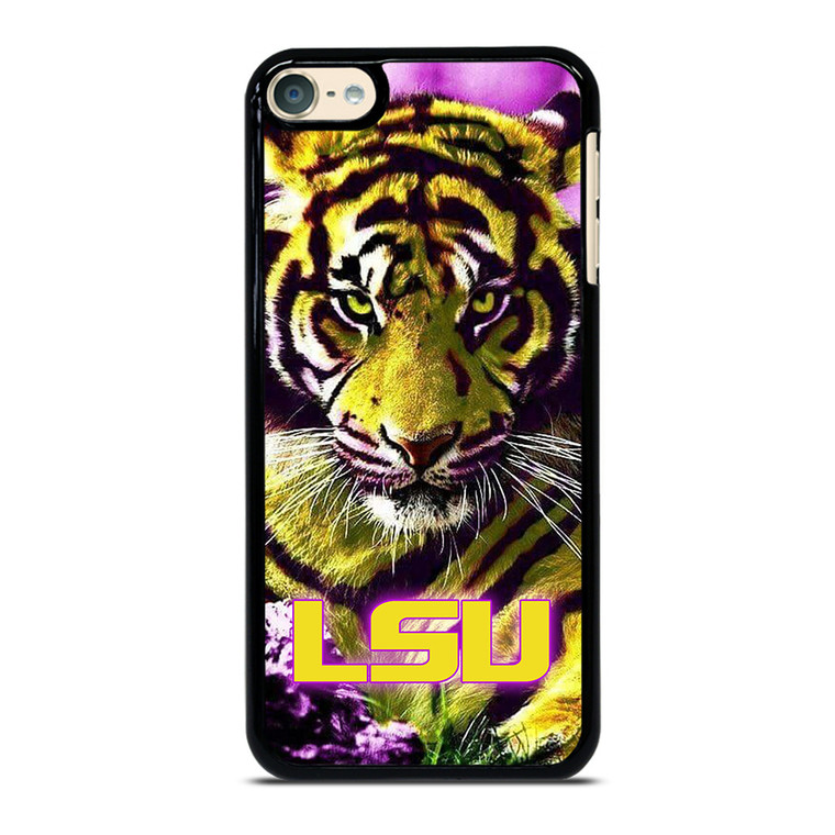 LSU TIGERS LOUISIANA STATE UNIVERSITY FOOTBALL LOGO iPod Touch 6 Case Cover