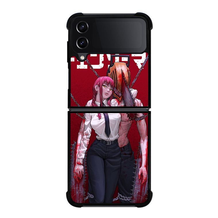 CHAINSAW MAN MANGA MAKIMA DENJI Samsung Galaxy Z Flip 4 Case Cover