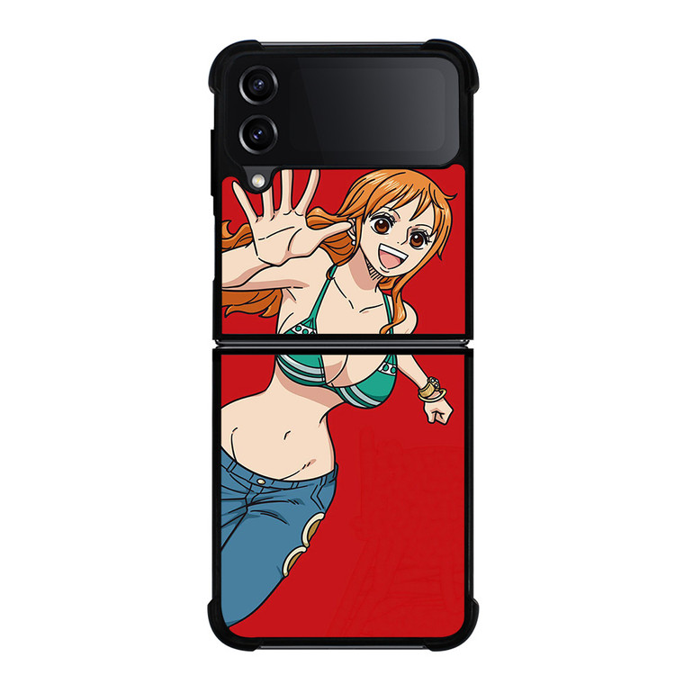 NAMI ONE PIECE CARTOON Samsung Galaxy Z Flip 4 Case Cover