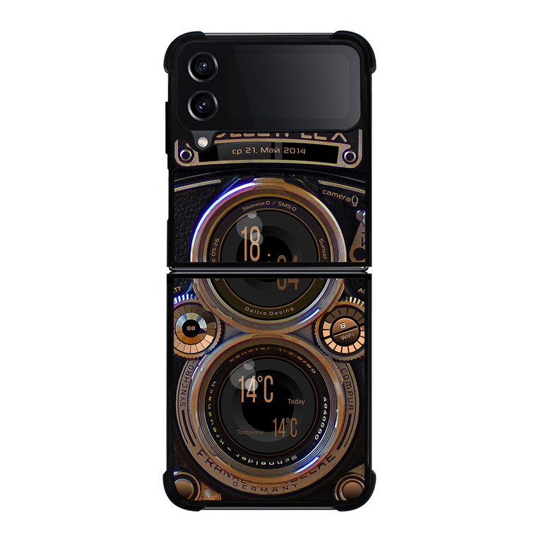 ROLLEIFLEX VINTAGE CAMERA Samsung Galaxy Z Flip 4 Case Cover