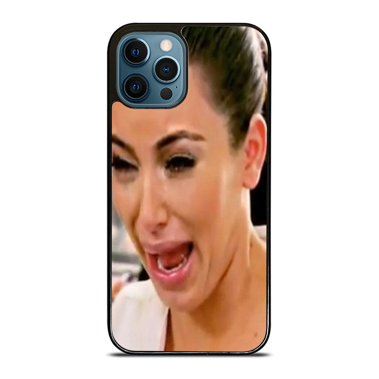 KIM KARDASHIAN UGLY CRYING FACE iPhone 12 Pro Case Cover