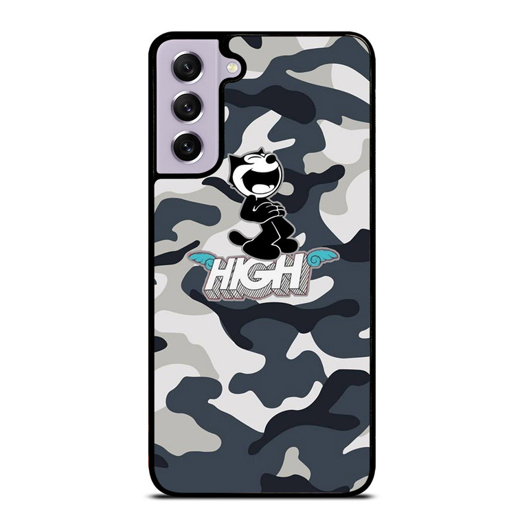 FELIX THE CAT HIGH CAMO Samsung Galaxy S21 FE Case Cover