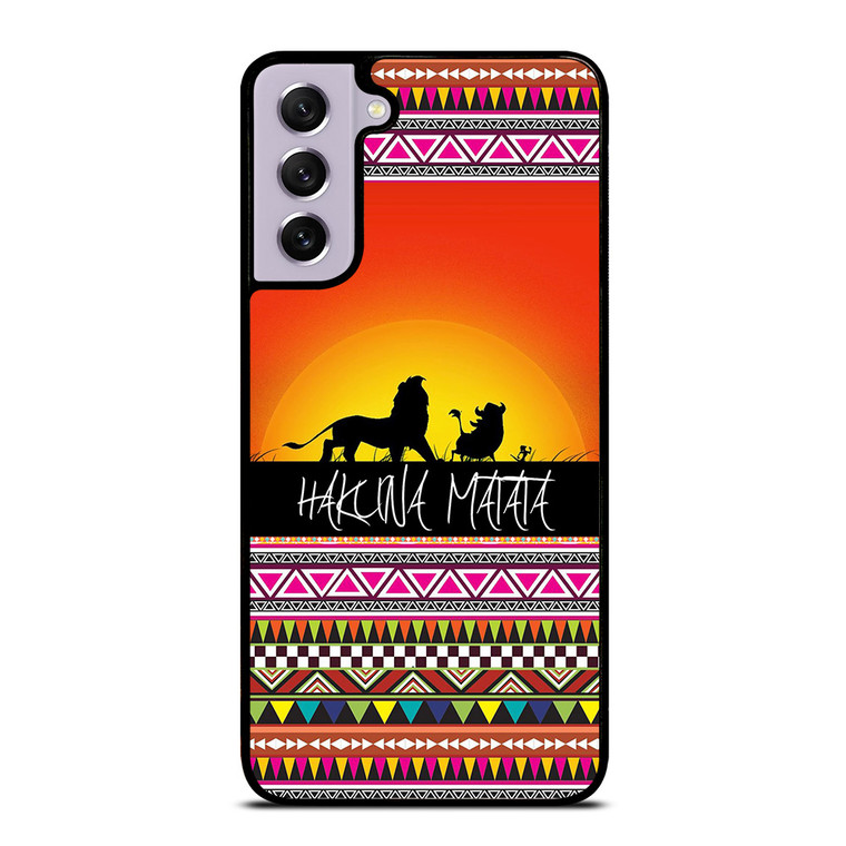 HAKUNA MATATA LION KING SUNSET AZTEC Samsung Galaxy S21 FE Case Cover