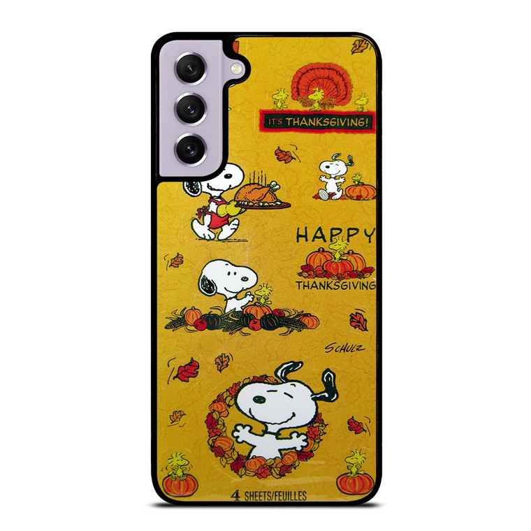 SNOOPY THE PEANUTS THANKSGIVING Samsung Galaxy S21 FE Case Cover