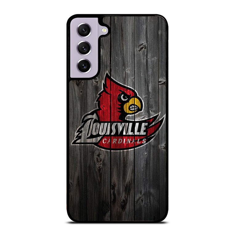 UNIVERSITY OF LOUISVILLE CARDINALS WOOD Samsung Galaxy S21 FE Case Cover