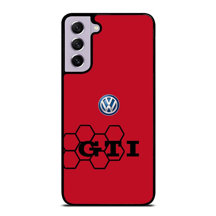VW VOLKSWAGEN RED HONEYCOMB Samsung Galaxy S21 FE Case Cover