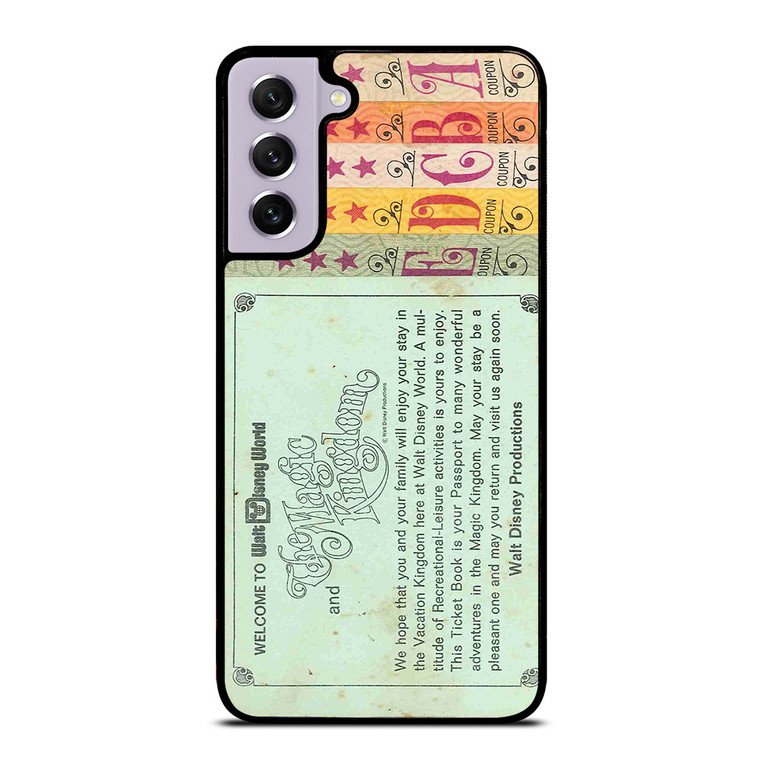 WORLD DISNEY TICKET BOOK Samsung Galaxy S21 FE Case Cover