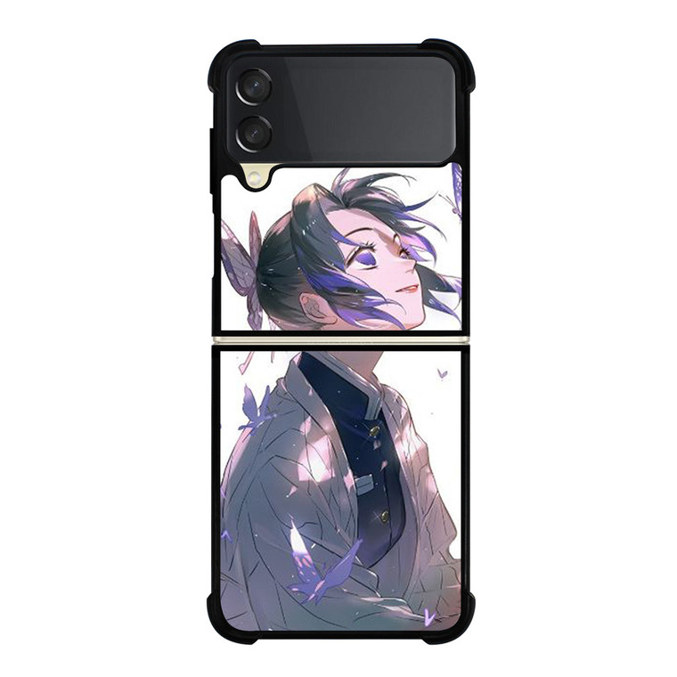 DEMON SLAYER SHINOBU KOCHO KIMETSU NO YAIBA ANIME Samsung Galaxy Z Flip 3 Case Cover