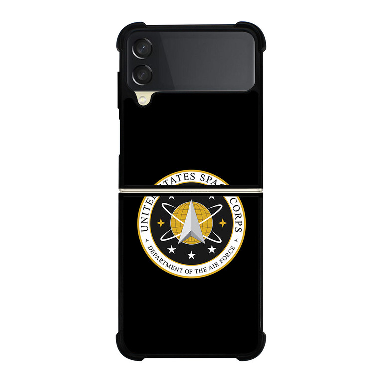 UNITED STATES SPACE CORPS USSC LOGO Samsung Galaxy Z Flip 3 Case Cover