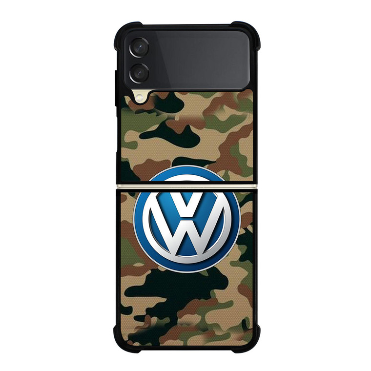 VW VOLKSWAGEN CAMO Samsung Galaxy Z Flip 3 Case Cover