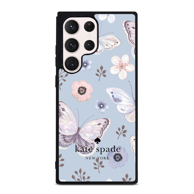 KATE SPADE NEW YORK LOGO BUTTERFLY PATTERN Samsung Galaxy S23 Ultra Case Cover