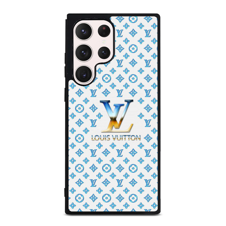 LOUIS VUITTON LV BLUE PATERN ICON LOGO Samsung Galaxy S23 Ultra Case Cover