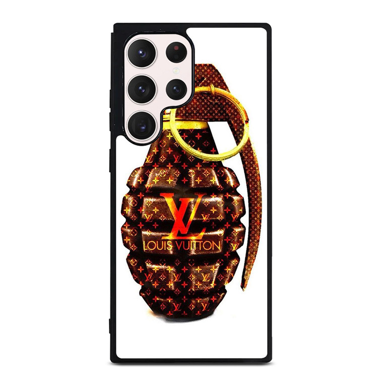 LOUIS VUITTON LV LOGO GOLDEN GRENADE Samsung Galaxy S23 Ultra Case Cover