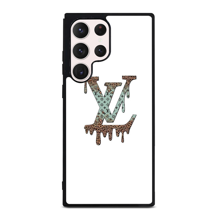 LOUIS VUITTON LV MELTING LOGO PATTERN Samsung Galaxy S23 Ultra Case Cover