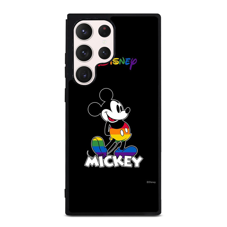 MICKEY MOUSE CARTOON BLACK DISNEY Samsung Galaxy S23 Ultra Case Cover