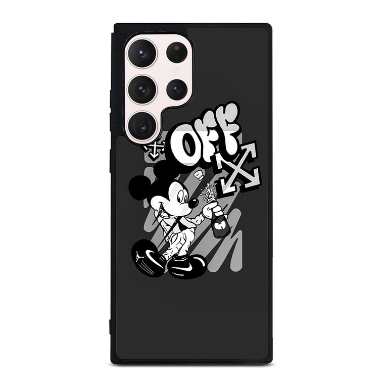 MICKEY MOUSE OFF WHITE LOGO Samsung Galaxy S23 Ultra Case Cover