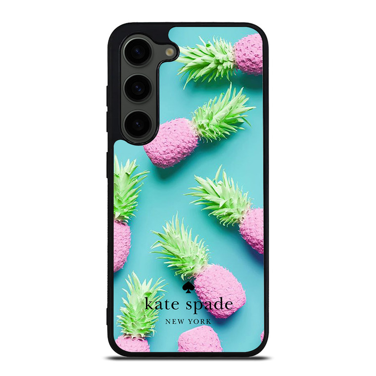 KATE SPADE NEW YORK LOGO SUMMER PINEAPPLE ICON Samsung Galaxy S23 Plus Case Cover