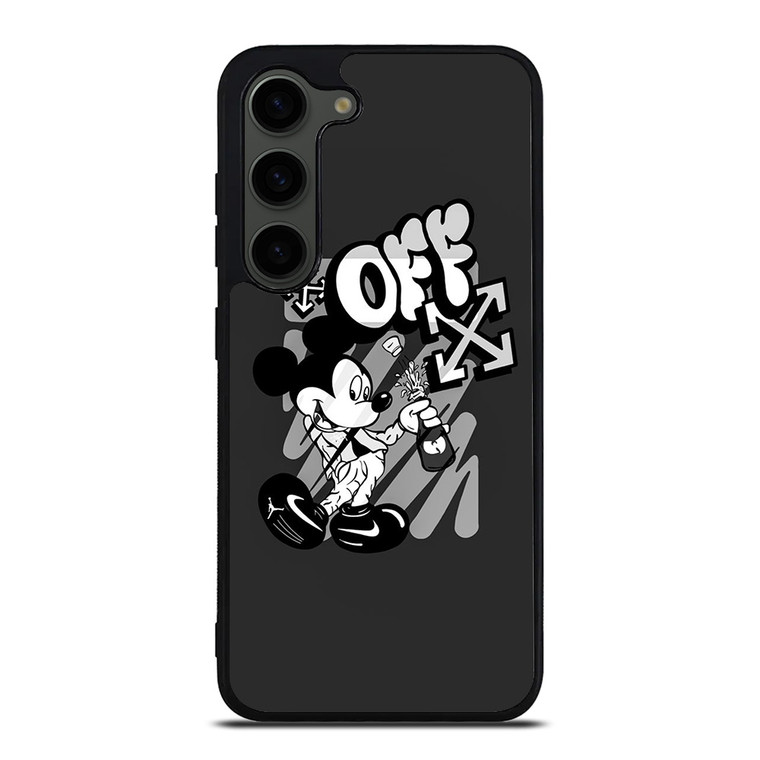 MICKEY MOUSE OFF WHITE LOGO Samsung Galaxy S23 Plus Case Cover