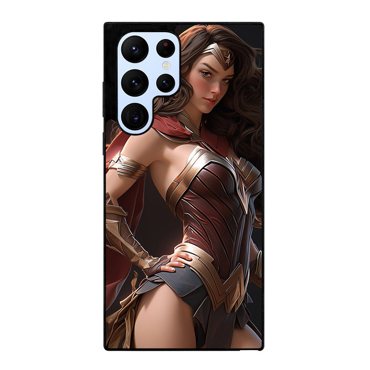 BEAUTIFUL WONDER WOMAN DC COMIC SUPERHERO Samsung Galaxy S22 Ultra Case Cover