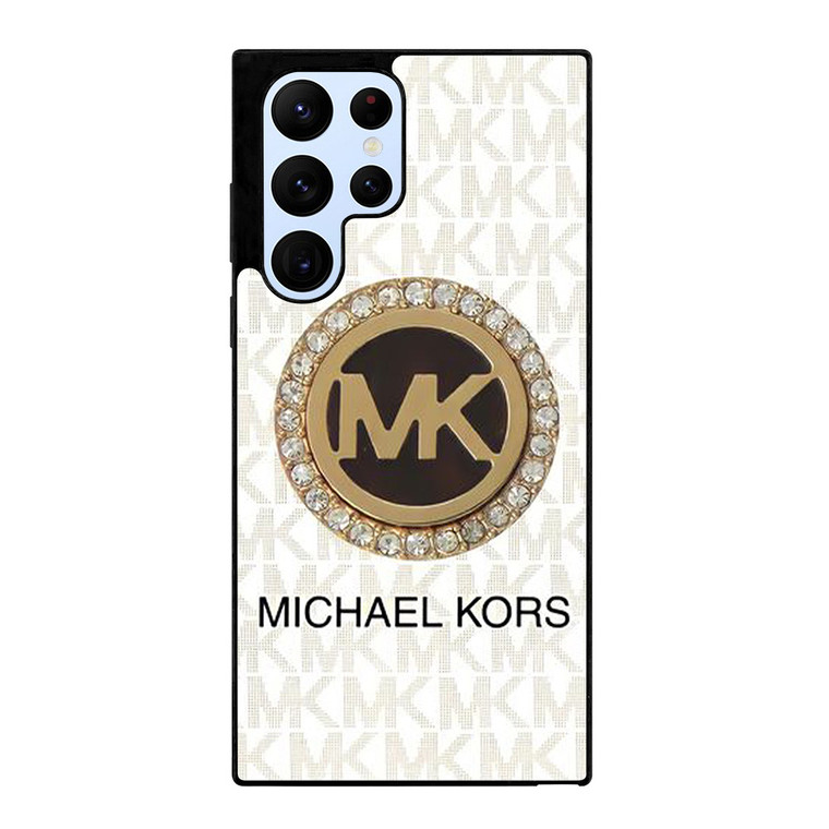MICHAEL KORS MK LOGO DIAMOND Samsung Galaxy S22 Ultra Case Cover