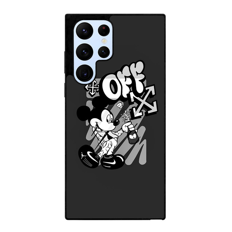 MICKEY MOUSE OFF WHITE LOGO Samsung Galaxy S22 Ultra Case Cover