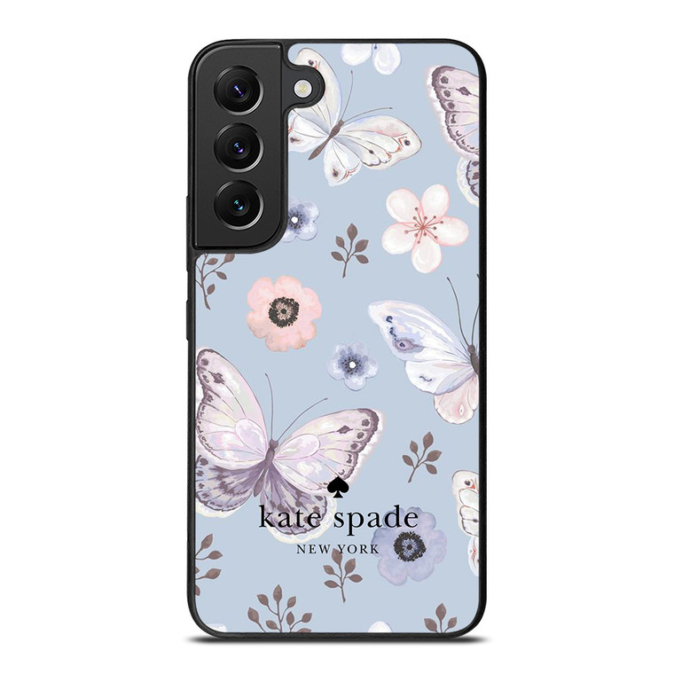 KATE SPADE NEW YORK LOGO BUTTERFLY PATTERN Samsung Galaxy S22 Plus Case Cover