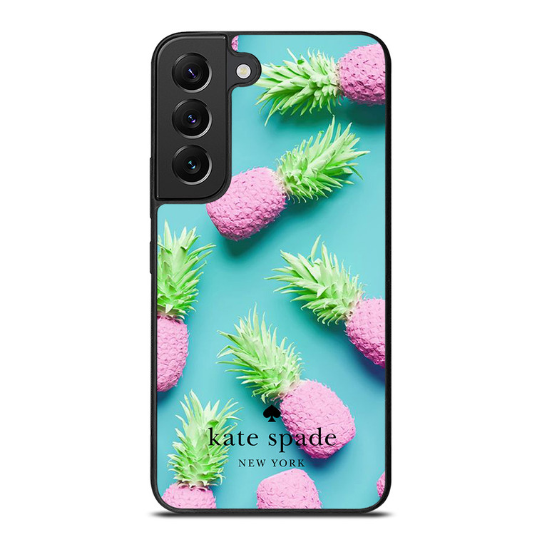 KATE SPADE NEW YORK LOGO SUMMER PINEAPPLE ICON Samsung Galaxy S22 Plus Case Cover