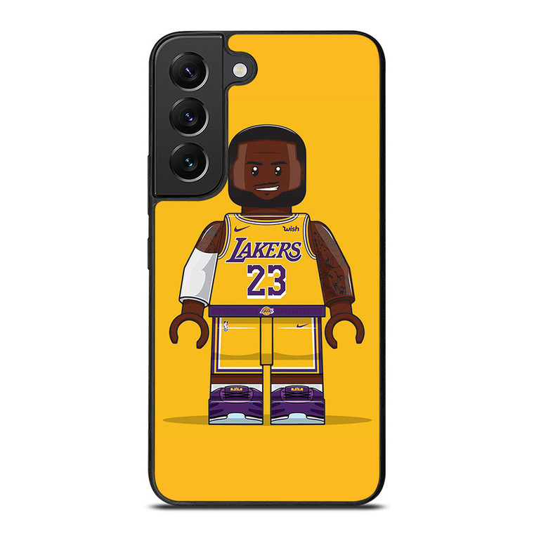 LEBRON JAMES LA LAKERS NBA LEGO BASKETBALL Samsung Galaxy S22 Plus Case Cover