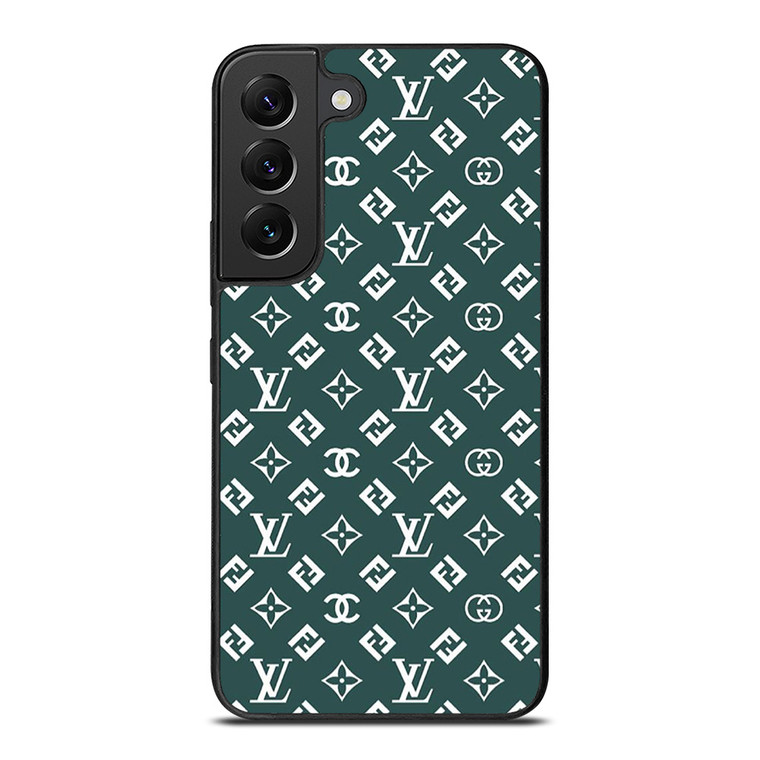 LOUIS VUITTON LV FENDI PATERN ICON LOGO Samsung Galaxy S22 Plus Case Cover