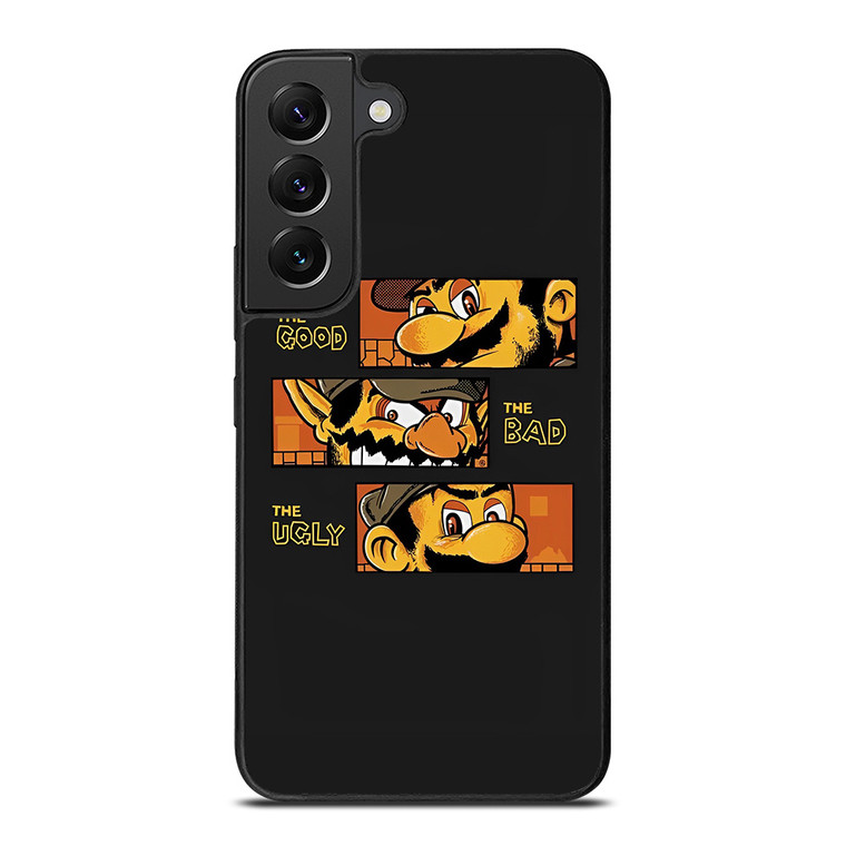 MARIO BROSS THE GOOD BAD UGLY Samsung Galaxy S22 Plus Case Cover