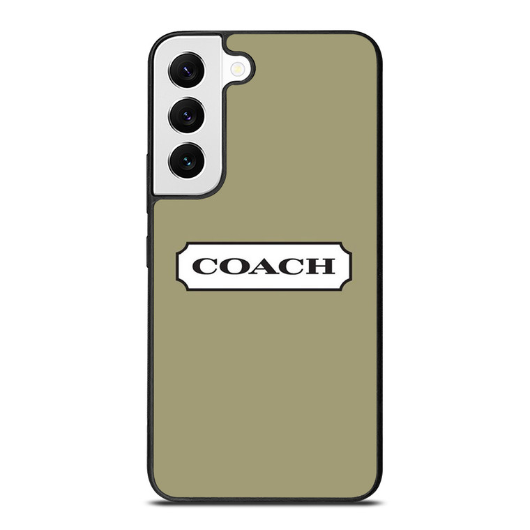 COACH NEW YORK LOGO ICON Samsung Galaxy S22 Case Cover