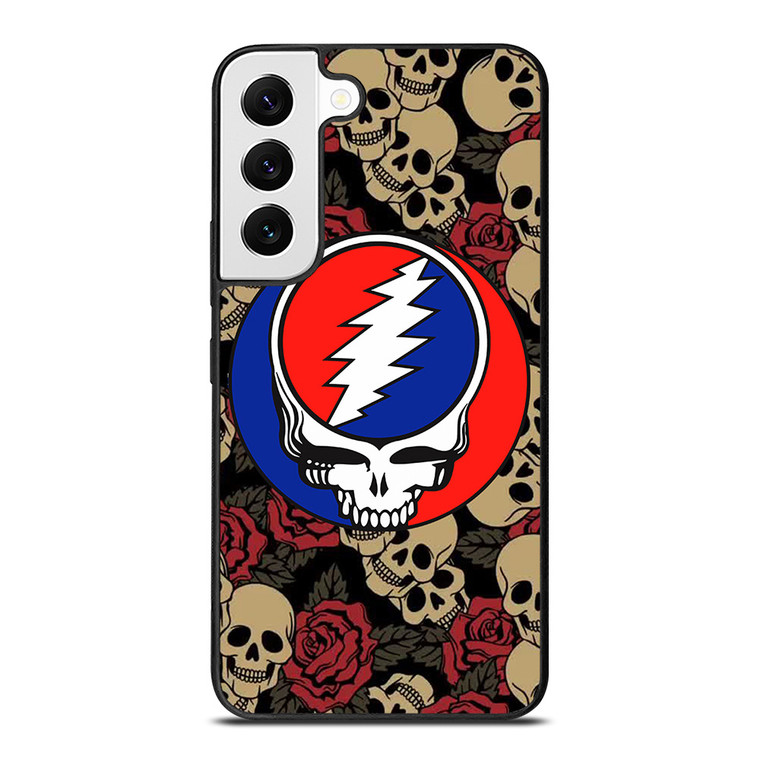 GREATEFUL DEAD BAND ICON SKULL AND ROSE Samsung Galaxy S22 Case Cover