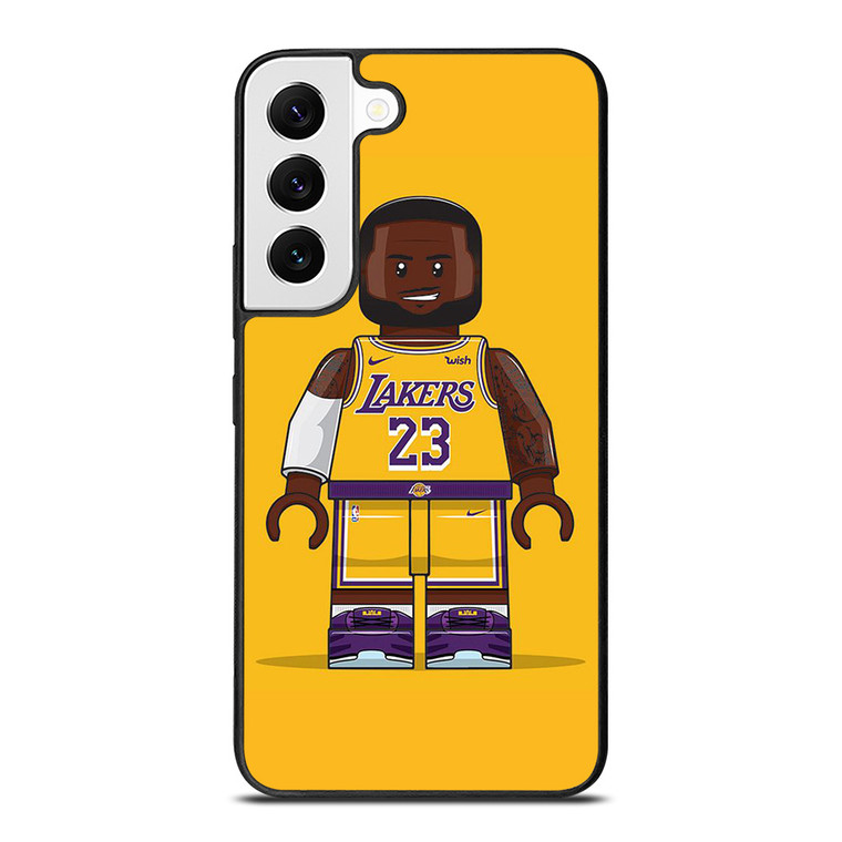 LEBRON JAMES LA LAKERS NBA LEGO BASKETBALL Samsung Galaxy S22 Case Cover