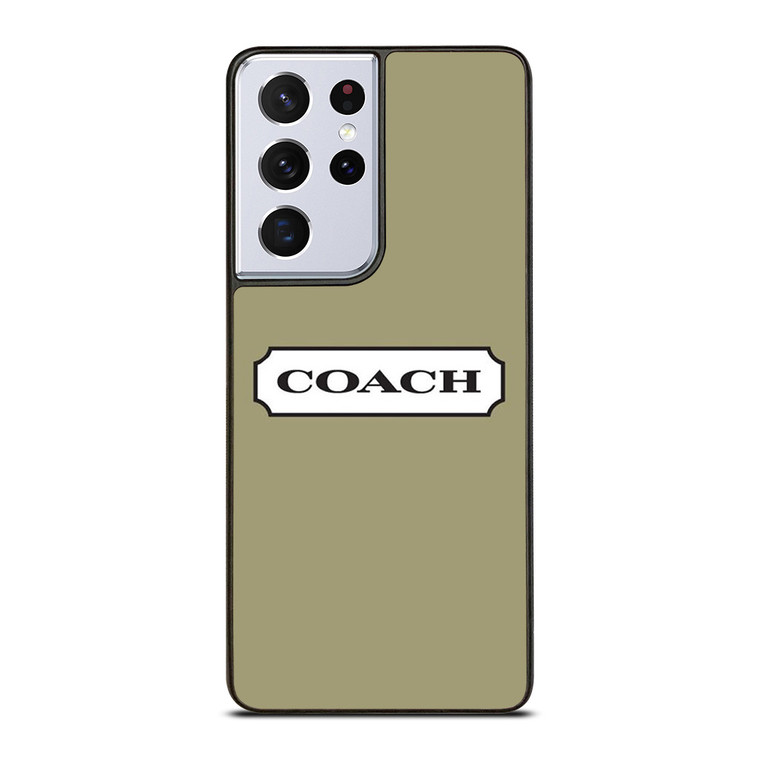 COACH NEW YORK LOGO ICON Samsung Galaxy S21 Ultra Case Cover