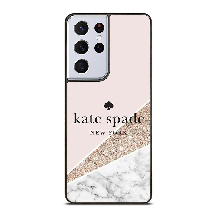 KATE SPADE NEW YORK LOGO SPARKLE MARBLE ICON Samsung Galaxy S21 Ultra Case Cover