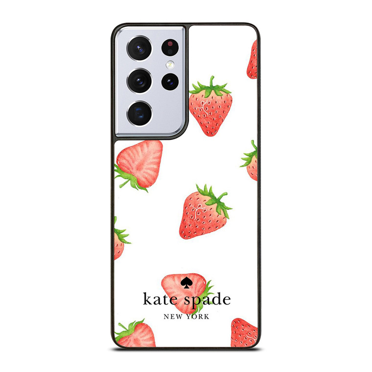 KATE SPADE NEW YORK LOGO STRAWBERRY ICON Samsung Galaxy S21 Ultra Case Cover