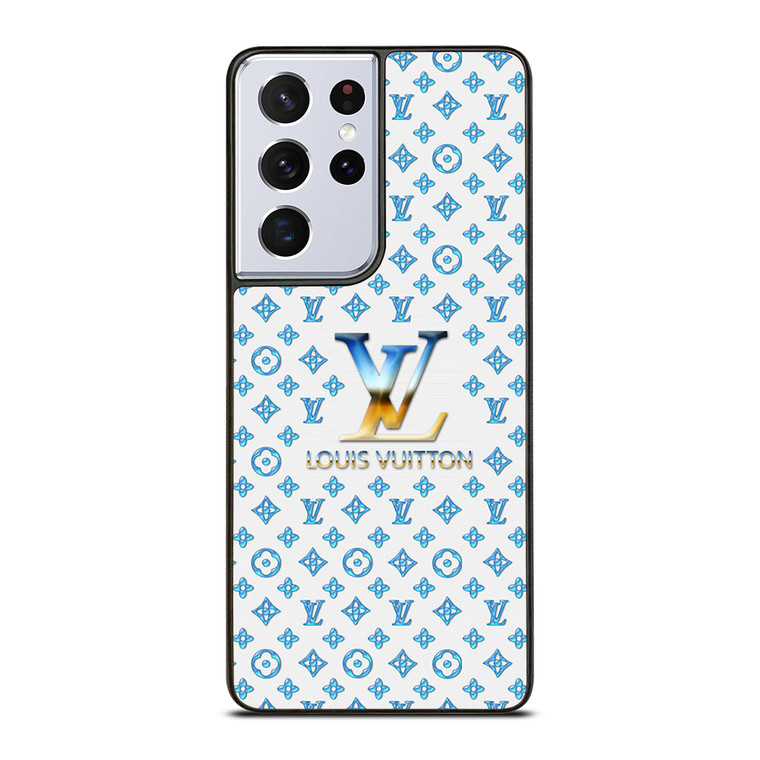 LOUIS VUITTON LV BLUE PATERN ICON LOGO Samsung Galaxy S21 Ultra Case Cover