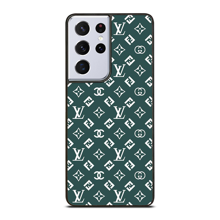 LOUIS VUITTON LV FENDI PATERN ICON LOGO Samsung Galaxy S21 Ultra Case Cover