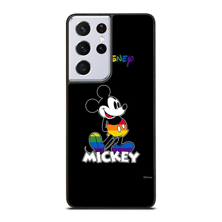 MICKEY MOUSE CARTOON BLACK DISNEY Samsung Galaxy S21 Ultra Case Cover