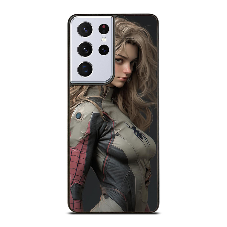SPIDER GIRL MARVEL COMICS CARTOON SEXY Samsung Galaxy S21 Ultra Case Cover