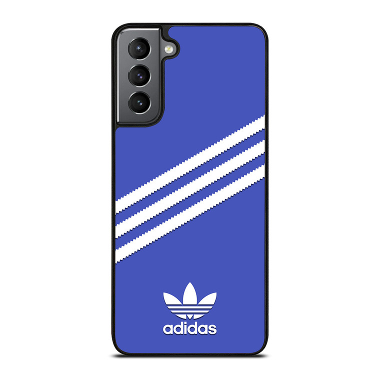 ADIDAS ORIGINALS STRIPES ROYAL BLUE Samsung Galaxy S21 Plus Case Cover